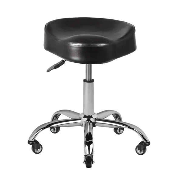 Gabbiano A450 Grooming Stool – Ergonomic Contoured Seat, Black Finish