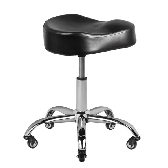 Gabbiano A450 Grooming Stool – Ergonomic Contoured Seat, Black Finish