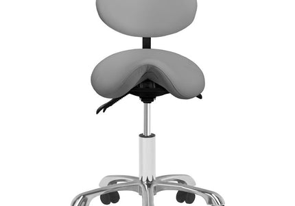Giovanni Exclusive Grooming Chair – Ergonomic Adjustable Design in Gray, Premium Comfort