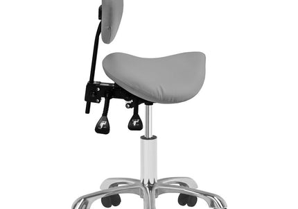Giovanni Exclusive Grooming Chair – Ergonomic Adjustable Design in Gray, Premium Comfort