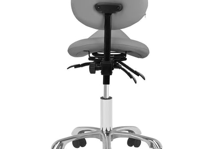 Giovanni Exclusive Grooming Chair – Ergonomic Adjustable Design in Gray, Premium Comfort