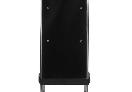 Gabbiano FX11-A Grooming Assistant – Black Mobile Organizer with 3 Trays and Bottom Shelf