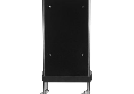 Gabbiano FX11-F Grooming Assistant – Black Mobile Organizer with 4 Trays and Retractable Handles