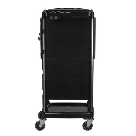 Gabbiano FX10C Grooming Assistant – Plastic Organizer with 4 Litter Boxes, 2 Closed Compartments