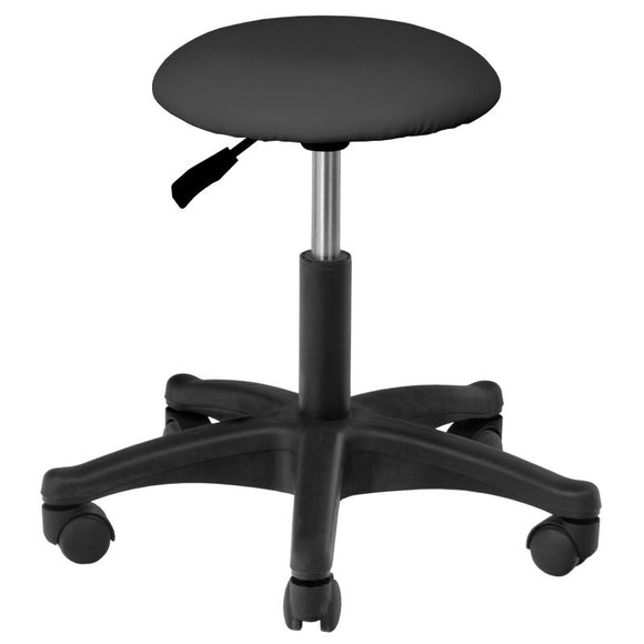 Activ AM-312 Height-Adjustable Grooming Stool – Ergonomic Black Seat with Stable Base