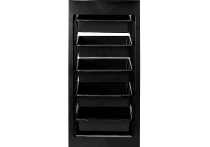 Activ Hair System 8-5 Mobile Grooming Assistant – 5 Drawer Plastic Trolley with Shelf, 31x49x81cm