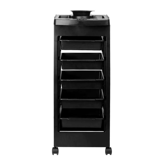 Activ Hair System 8-5 Mobile Grooming Assistant – 5 Drawer Plastic Trolley with Shelf, 31x49x81cm