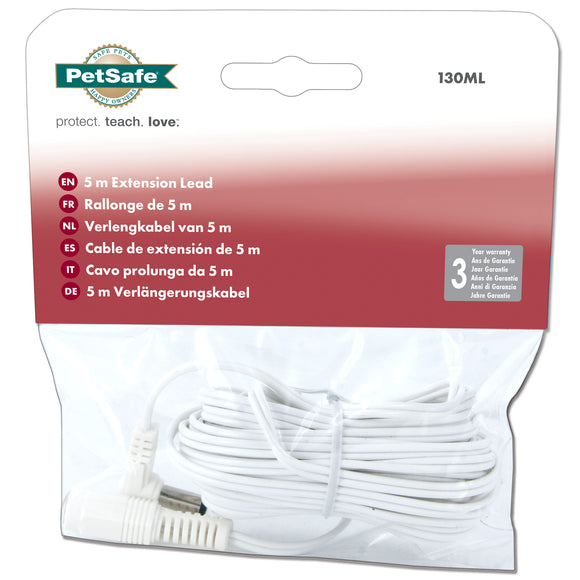 PetSafe Petporte Extension Lead 5m – Durable Cable Accessory for Cat Smart Flap Systems