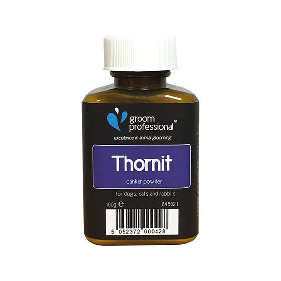 Groom Professional Thornit Ear Powder 100g – Infection-Preventing Healing Formula for Ears and Skin