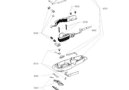 Moser 1400 Clipper Adjustment Lever – Precision Replacement Part, Durable Metal Design