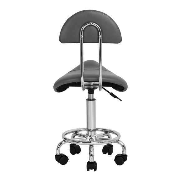 Activ 6001 Grey Grooming Stool – Ergonomic Contoured Seat and Backrest, Comfortable Design