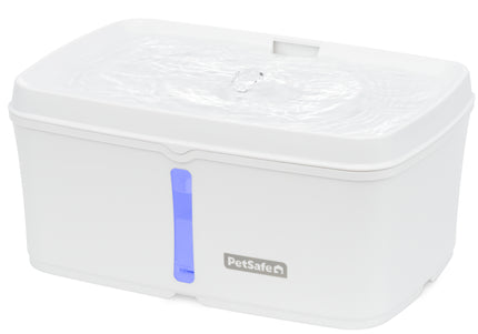 PetSafe Viva Pet Fountain – Large Capacity, Illuminated Water Level Indicator, Modern Design