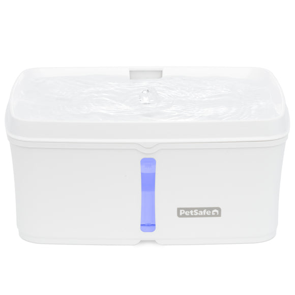 PetSafe Viva Pet Fountain – Large Capacity, Illuminated Water Level Indicator, Modern Design