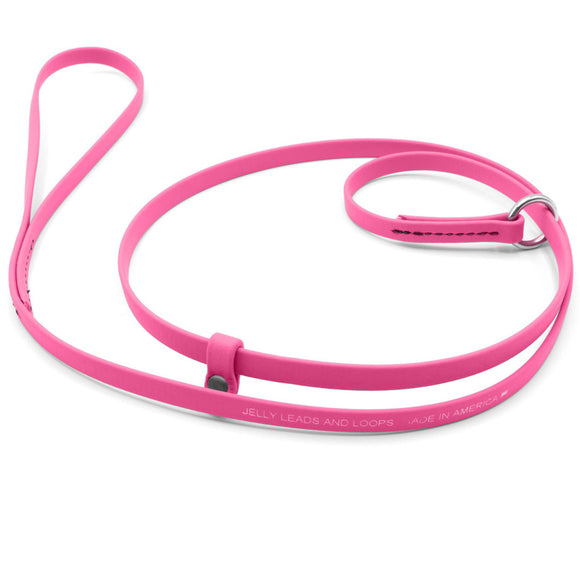 Jelly Pet Grooming Lead 1.6x180cm – Waterproof Clamp Leash, Durable Black Design