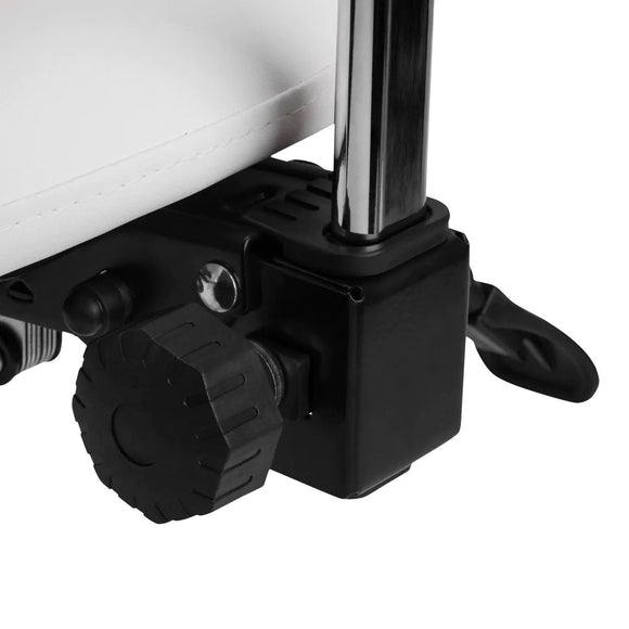 Giovanni 1004 White 3-Way Adjustable Grooming Chair – Ergonomic Rodeo Seat, Modern Design