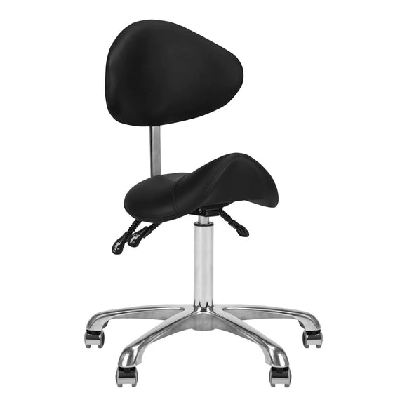 Giovanni 1004 Black Grooming Chair – 3-Way Adjustable Rodeo Seat, Ergonomic Design