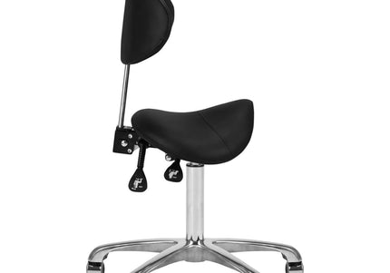 Giovanni 1004 Black Grooming Chair – 3-Way Adjustable Rodeo Seat, Ergonomic Design