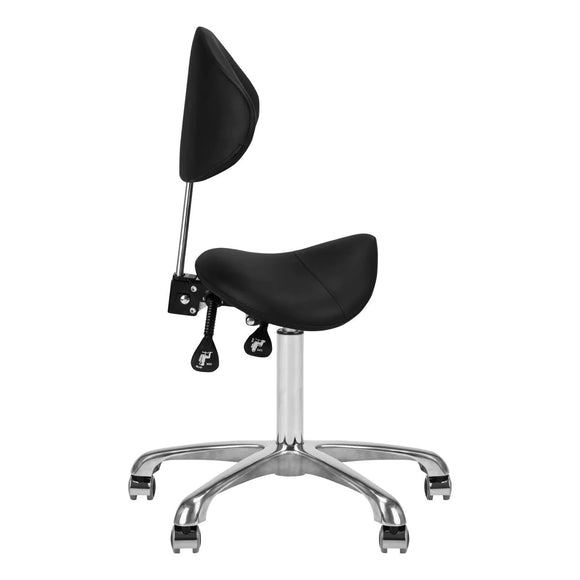 Giovanni 1004 Black Grooming Chair – 3-Way Adjustable Rodeo Seat, Ergonomic Design