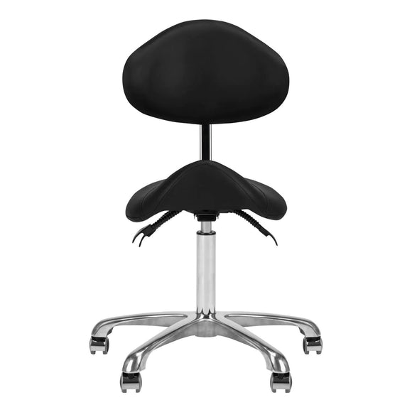 Giovanni 1004 Black Grooming Chair – 3-Way Adjustable Rodeo Seat, Ergonomic Design
