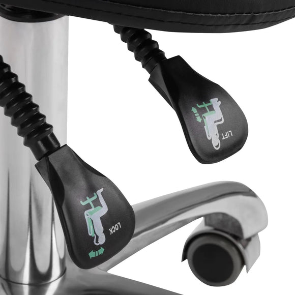 Giovanni 1004 Black Grooming Chair – 3-Way Adjustable Rodeo Seat, Ergonomic Design