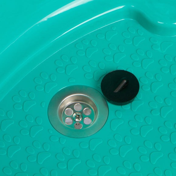 Blovi Booster Grooming Tub – Comfortable Bathtub with Ramp, 124.5x69.5x90cm