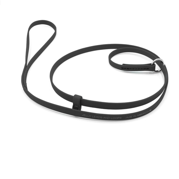 Jelly Pet Grooming Lead 0.95x120cm – Waterproof Clamp Leash, Durable Black Design