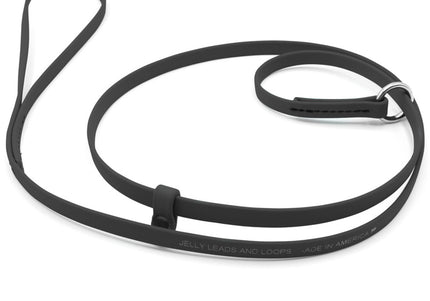 Jelly Pet Grooming Lead 1.6x180cm – Waterproof Clamp Leash, Durable Black Design