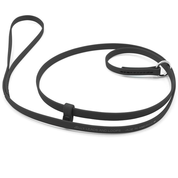 Jelly Pet Grooming Lead 1.6x180cm – Waterproof Clamp Leash, Durable Black Design