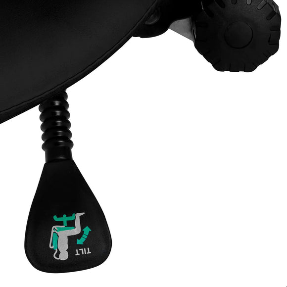 Giovanni 1004 Gold Black Grooming Chair – Adjustable 3D Rodeo Seat, Premium Black Finish