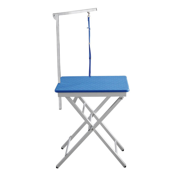 GroomStar Exhibition Grooming Table – Blue Plastic Top, 60cm x 45cm, Lightweight Design