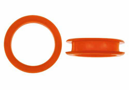 Artero Silicone Finger Rings Set – 6 Interchangeable Orange Scissor Inserts, Comfortable Grip