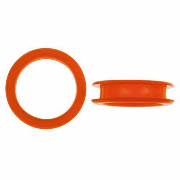 Artero Silicone Finger Rings Set – 6 Interchangeable Orange Scissor Inserts, Comfortable Grip