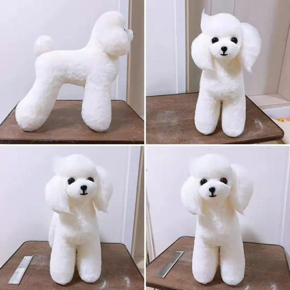Mr. Jiang Teddy Full Body Replacement Fur – Soft White Synthetic Coat, Realistic Texture