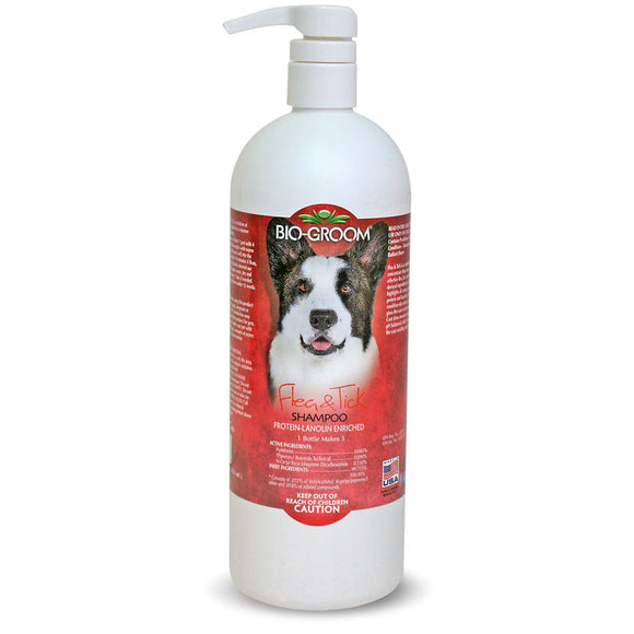 Bio-Groom Flea & Tick Insect Shampoo – 946ml Gentle Cleansing Formula, Fast-Acting Protection