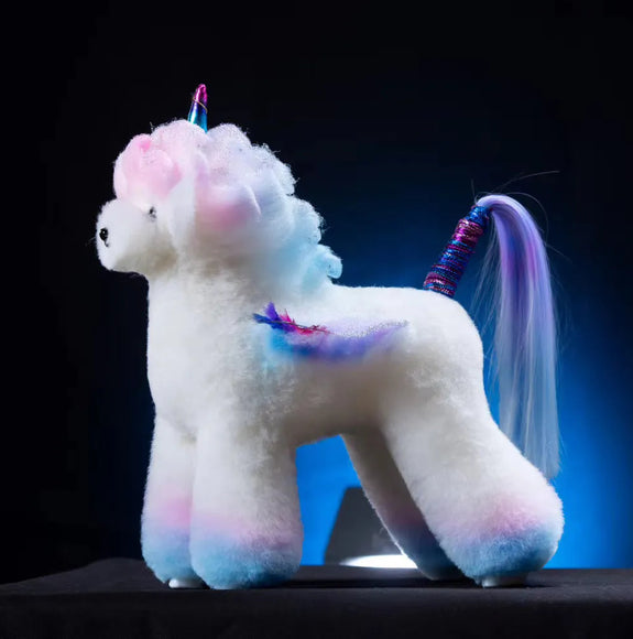 Mr. Jiang Teddy Full Body Replacement Fur – Soft White Synthetic Coat, Realistic Texture