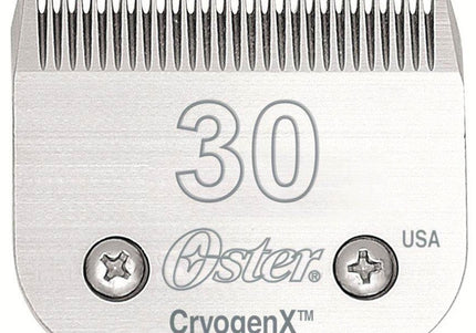 Oster Cryogen-X No. 30 Blade – 0.5mm Precision Steel, Durable Edge Retention