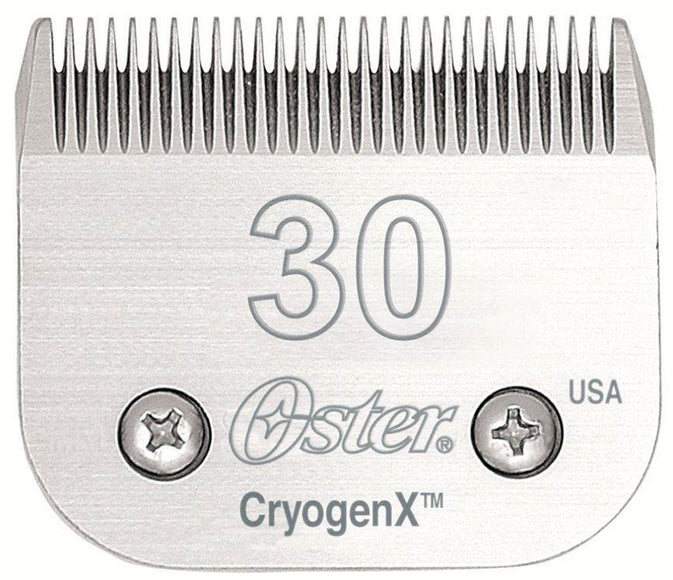 Oster Cryogen-X No. 30 Blade – 0.5mm Precision Steel, Durable Edge Retention