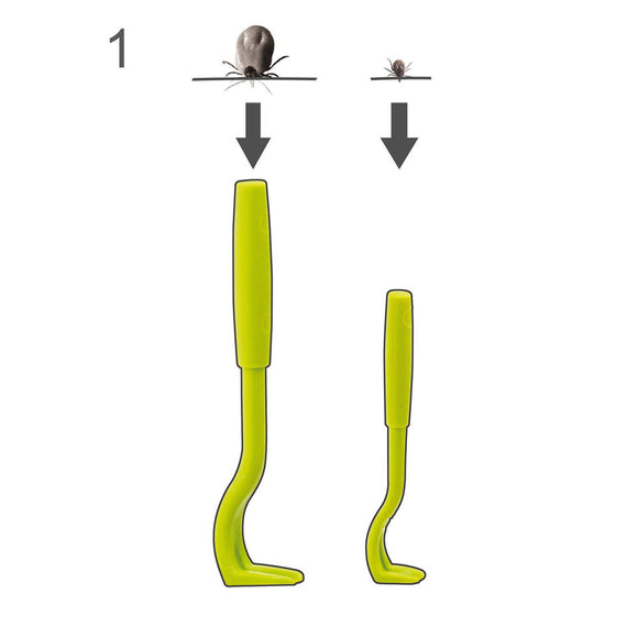 Tick Twister Tick Remover Set – Durable Plastic Tools, Easy and Safe Tick Extraction, 2 Pack