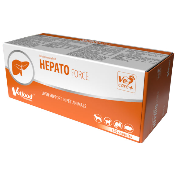 Vetfood Hepatoforce Liver Support Tablets – 120 Count, Regeneration and Function Formula