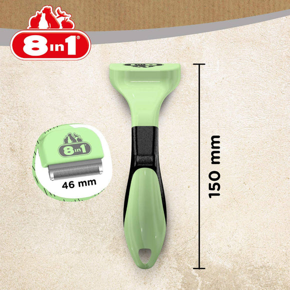 8in1 Perfect Coat DeShedder S – Precision Undercoat Remover, Ergonomic Tool for Small Breeds