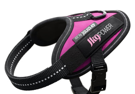 Julius-K9 IDC Powerharness Dark Pink – Premium Adjustable Harness, Baby 2 Size, Durable Design