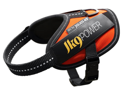 Julius-K9 IDC Powerharness UV Orange – Premium Adjustable Harness, Size 4, High-Visibility Design