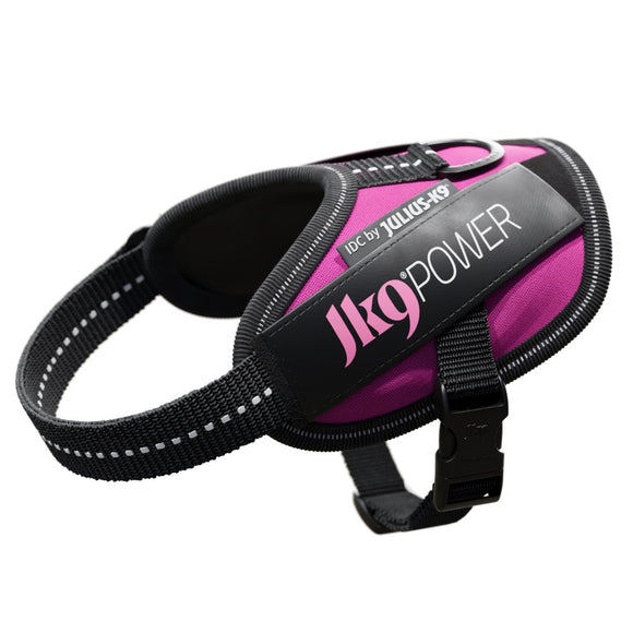 Julius-K9 IDC Powerharness Dark Pink – Premium Adjustable Harness, Baby 2 Size, Durable Design
