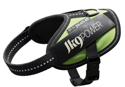 Julius-K9 IDC Powerharness Neon Green – Premium Adjustable Harness, Mini-Mini Size, High-Visibility Design