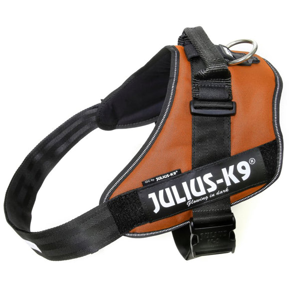 Julius-K9 IDC Powerharness UV Orange – Premium Adjustable Harness, Size 4, High-Visibility Design
