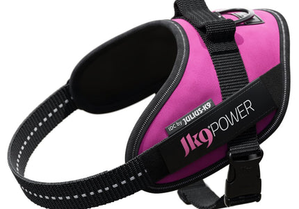 Julius-K9 IDC Powerharness Dark Pink – Premium Adjustable Harness, Baby 2 Size, Durable Design
