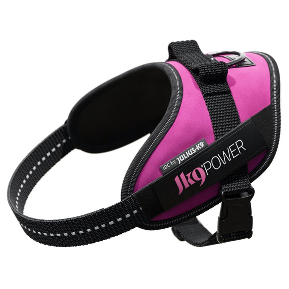 Julius-K9 IDC Powerharness Dark Pink – Premium Adjustable Harness, Baby 2 Size, Durable Design