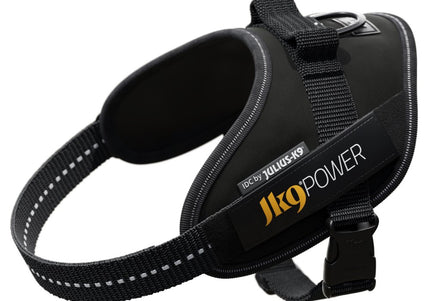 Julius-K9 IDC Powerharness Black – Premium Adjustable Harness, Durable Design, Size 4