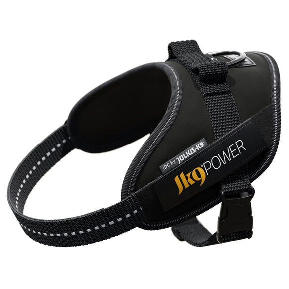 Julius-K9 IDC Powerharness Black – Premium Adjustable Harness, Durable Design, Size 4