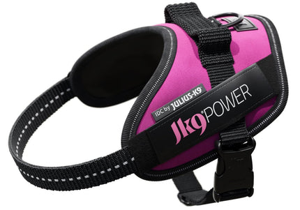 Julius-K9 IDC Powerharness Dark Pink – Premium Adjustable Harness, Baby 2 Size, Durable Design